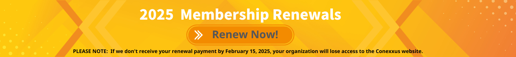 2025 Membership Renewal